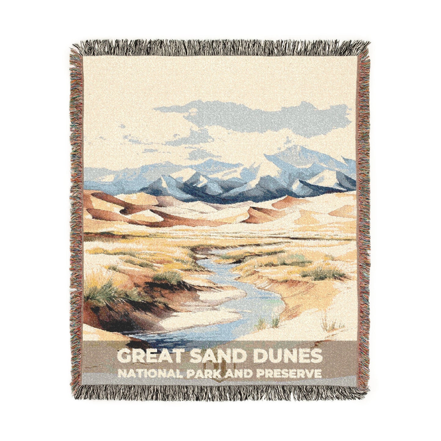 Great Sand Dunes National Park Woven Blanket | S08