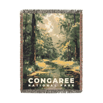 Congaree National Park Woven Blanket | S13