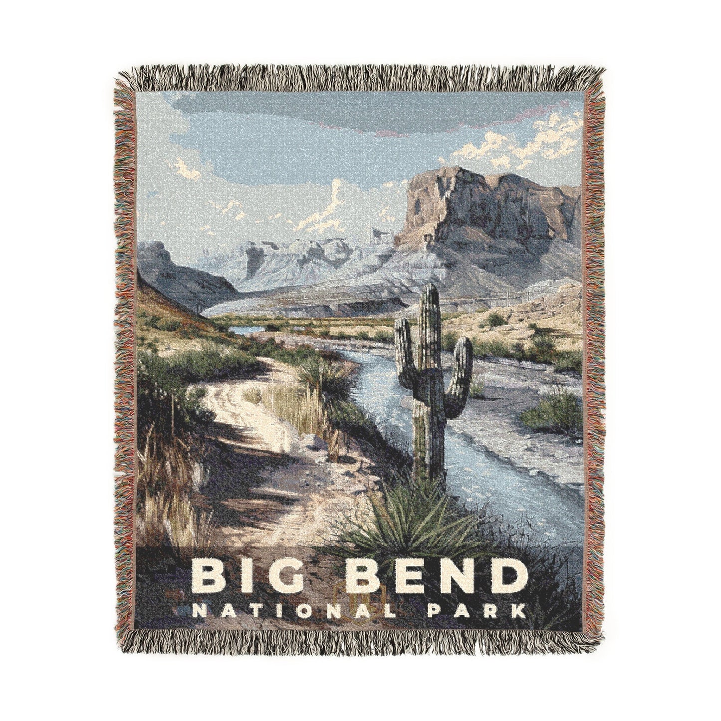 Big Bend National Park Woven Blanket | S17