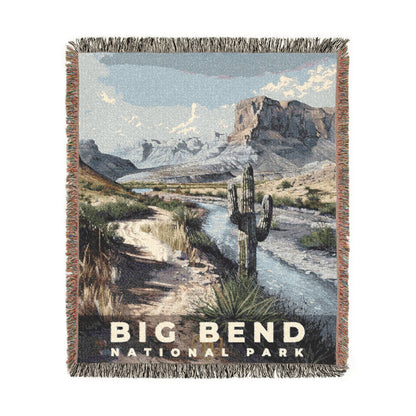 Big Bend National Park Woven Blanket | S17