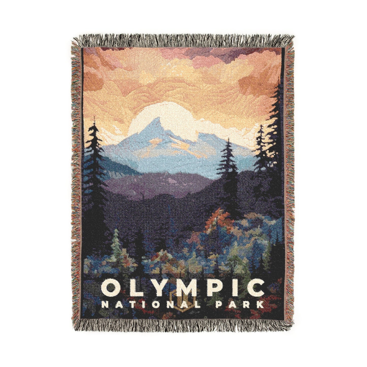 Olympic National Park Woven Blanket | S09