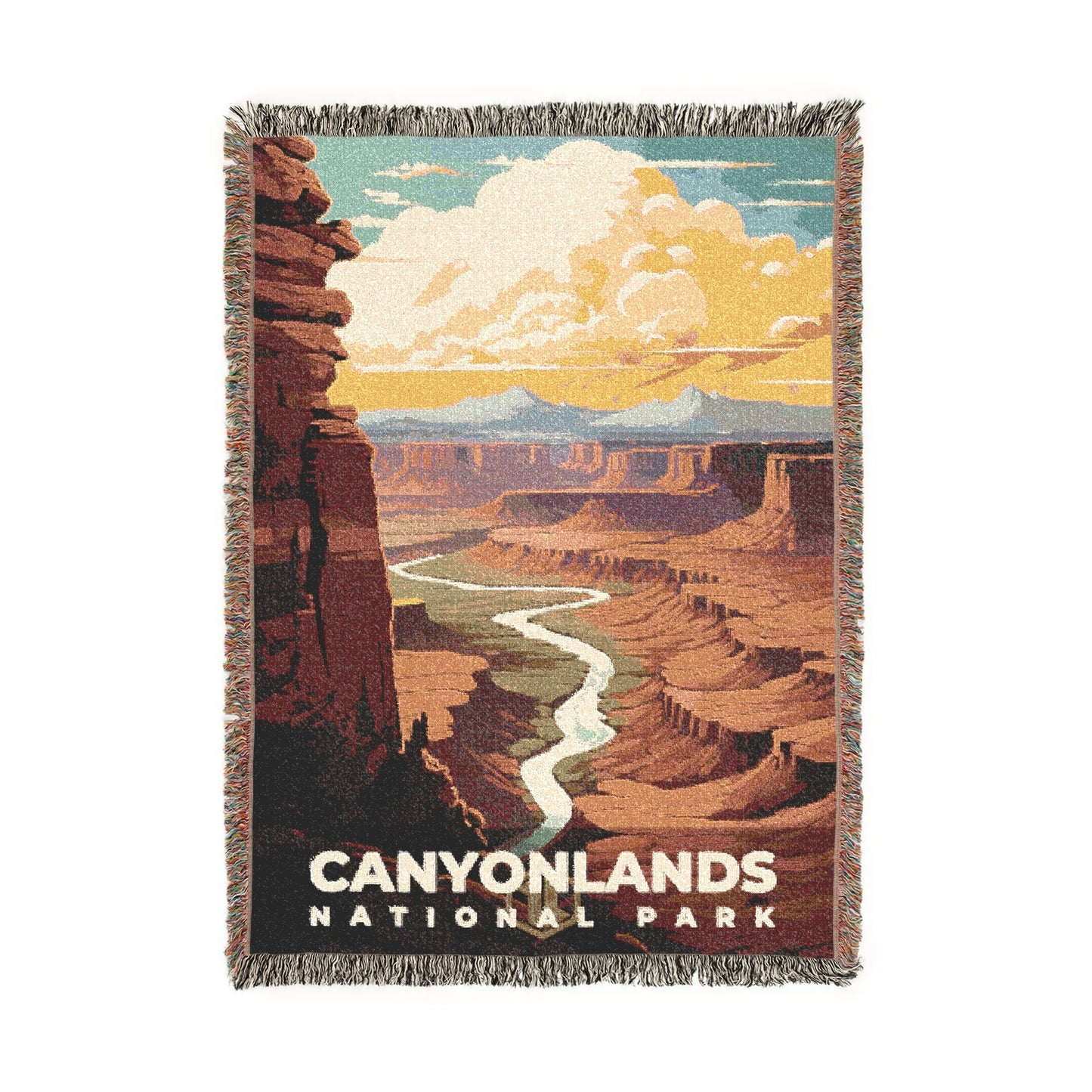 Canyonlands National Park Woven Blanket | S07