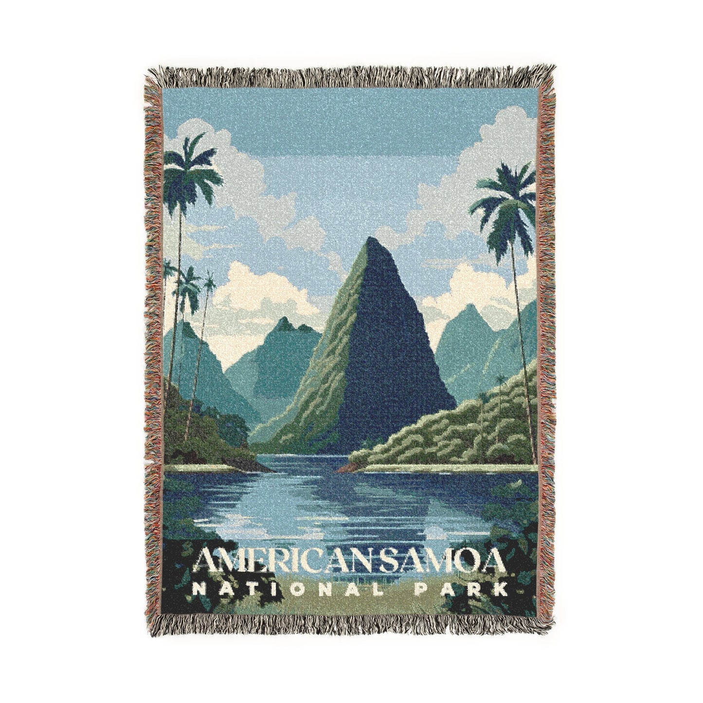 American Samoa National Park Woven Blanket | S01