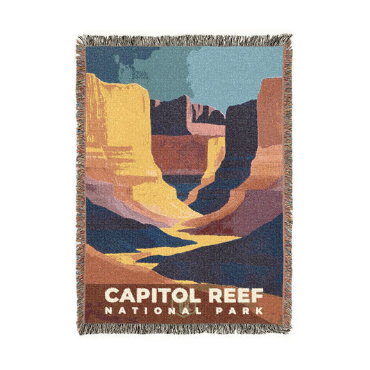 Capitol Reef National Park Woven Blanket | S20