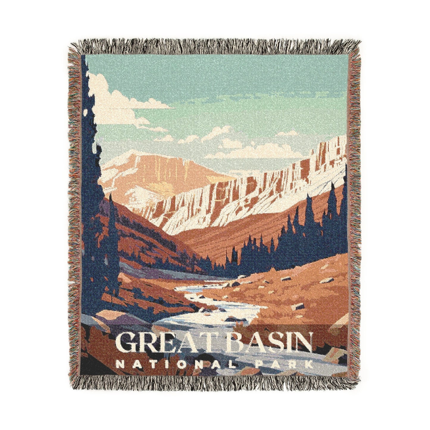 Great Basin National Park Woven Blanket | S01