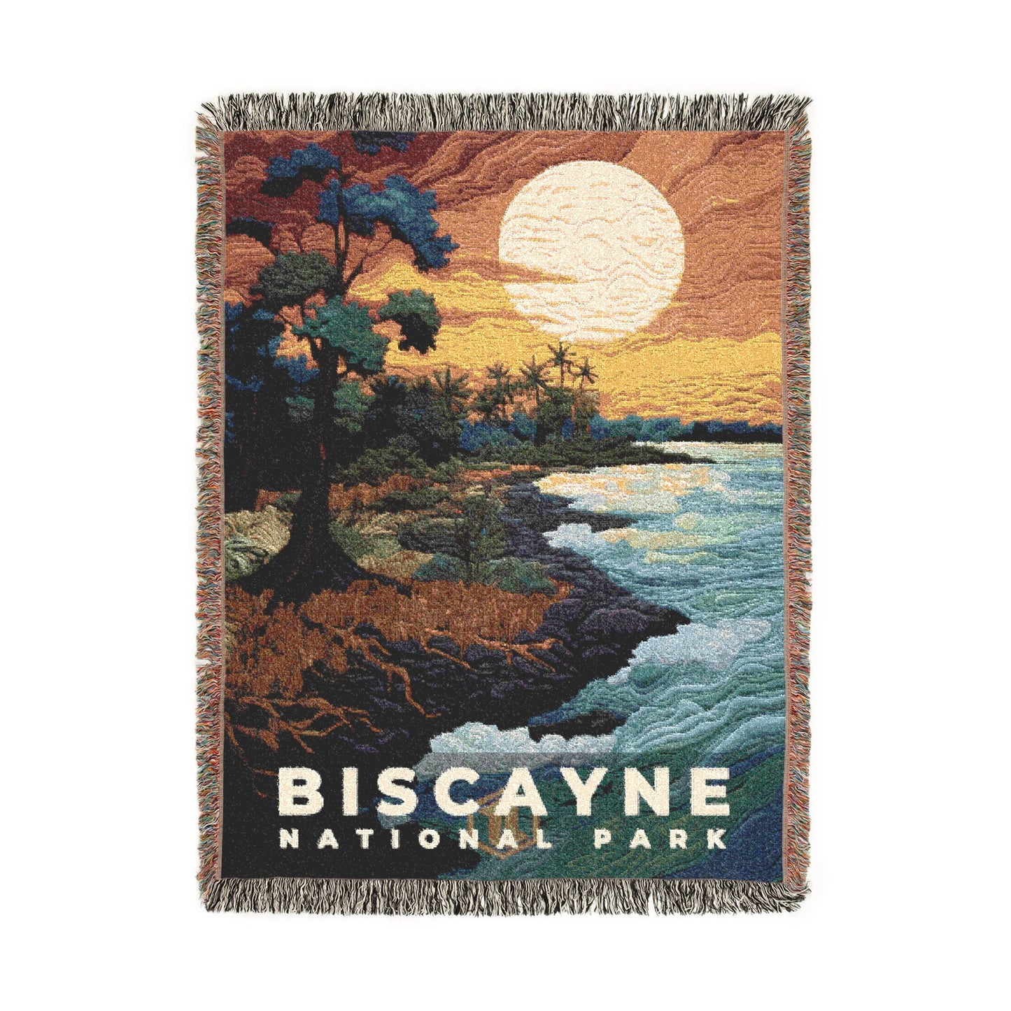 Biscayne National Park Woven Blanket | S09