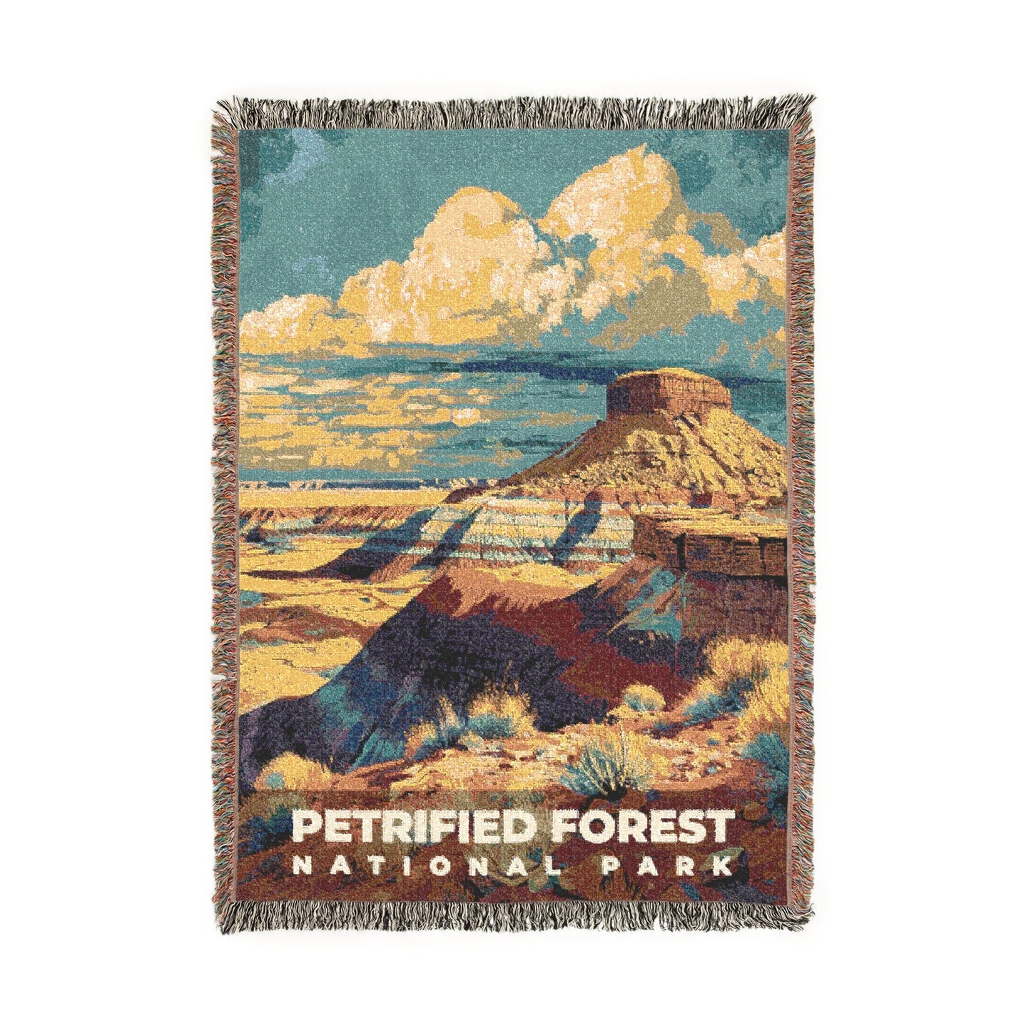 Petrified Forest National Park Woven Blanket | S11