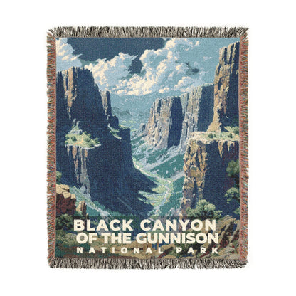 Black Canyon of the Gunnison National Park Woven Blanket | S13