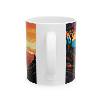 Haleakala National Park Mug | White Ceramic Mug (11oz, 15oz)