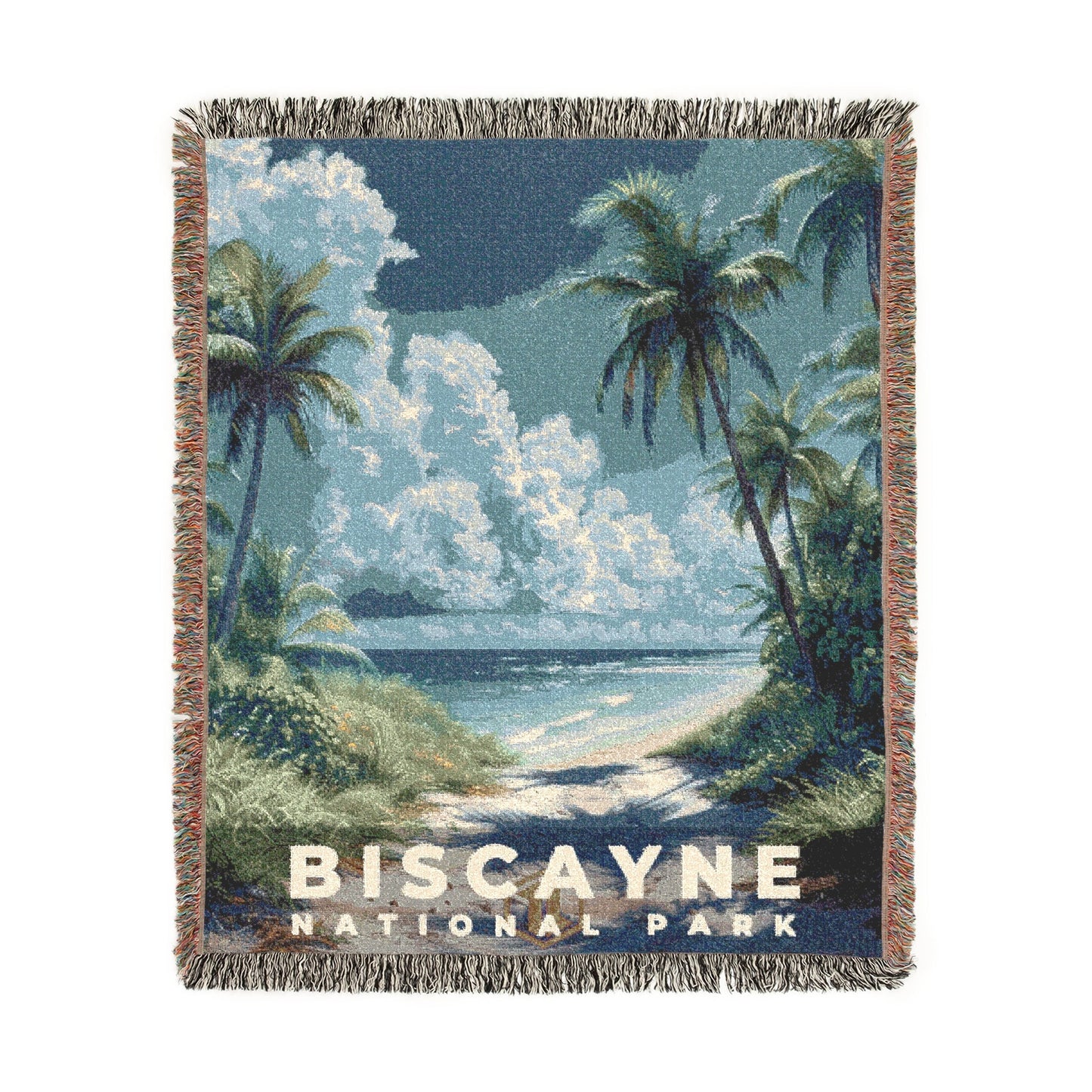 Biscayne National Park Woven Blanket | S13