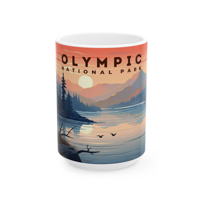 Olympic National Park Mug | White Ceramic Mug (11oz, 15oz)