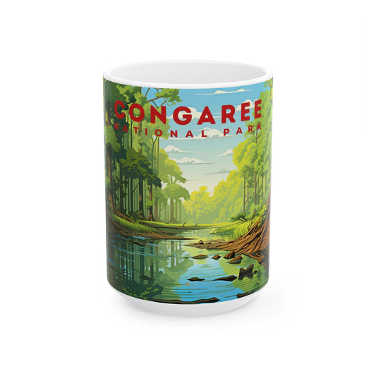 Congaree National Park Mug | White Ceramic Mug (11oz, 15oz)