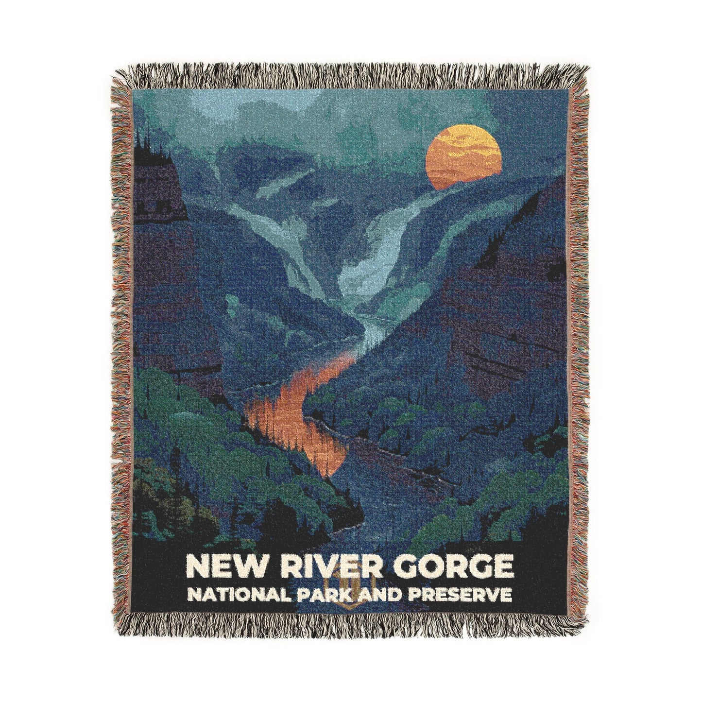 New River Gorge National Park Woven Blanket | S20