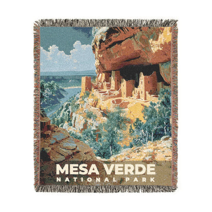 Mesa Verde National Park Woven Blanket | S18