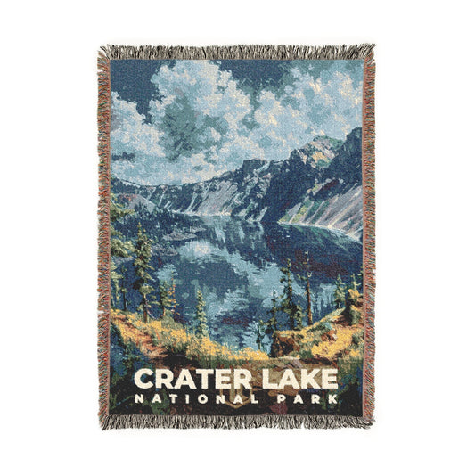 Crater Lake National Park Woven Blanket | S14