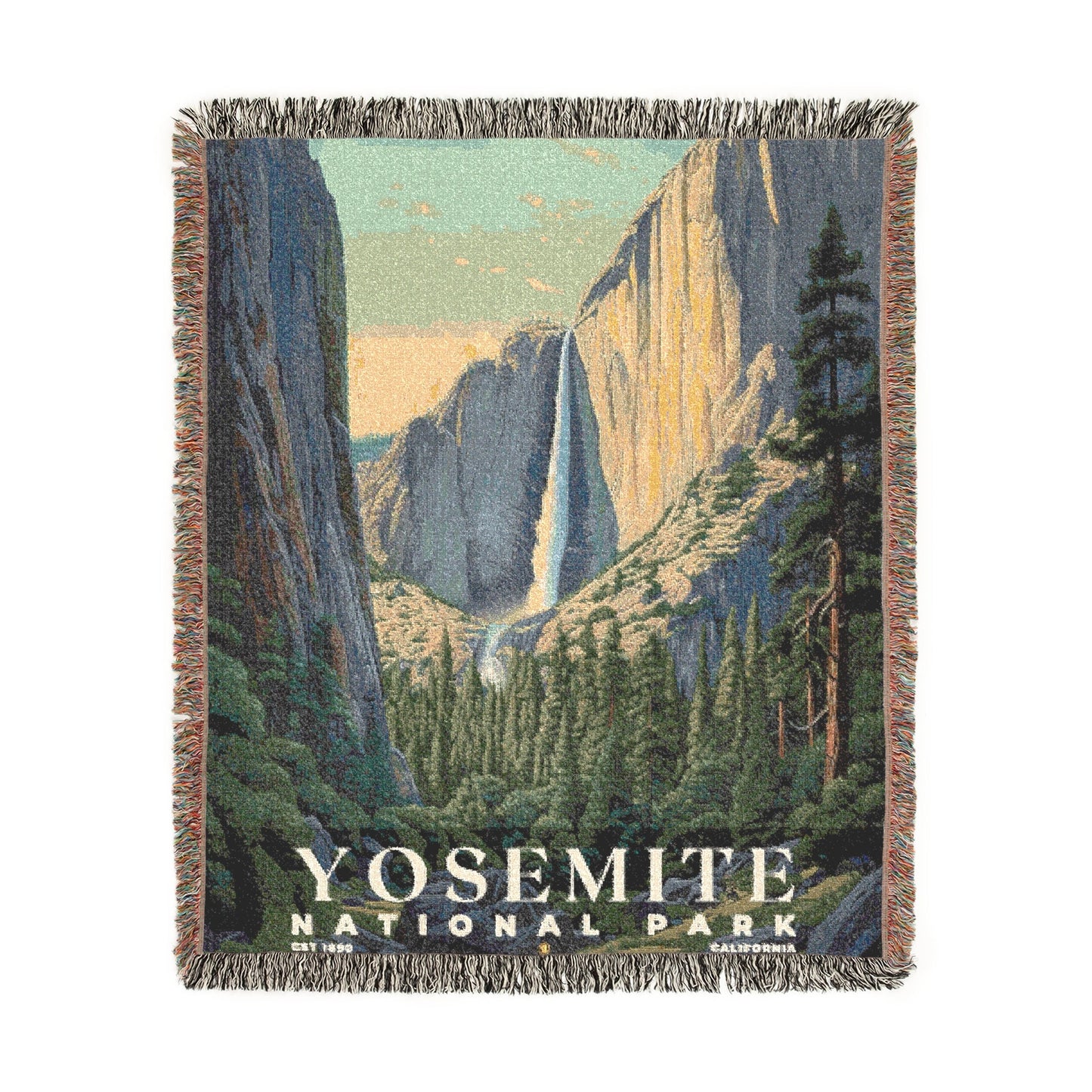 Yosemite National Park Woven Blanket | S02