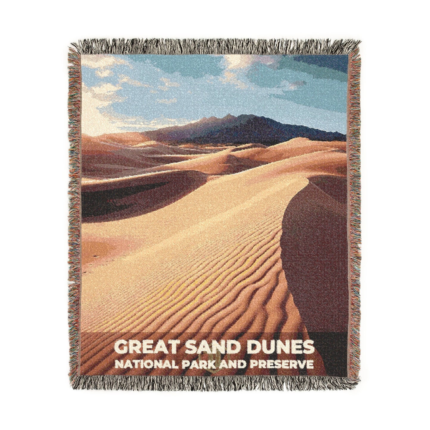 Great Sand Dunes National Park Woven Blanket | S10