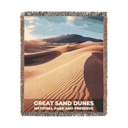 Great Sand Dunes National Park Woven Blanket | S10