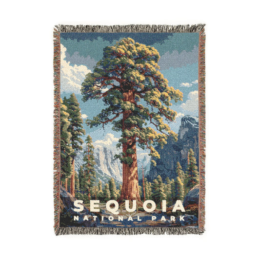 Sequoia National Park Woven Blanket | S18