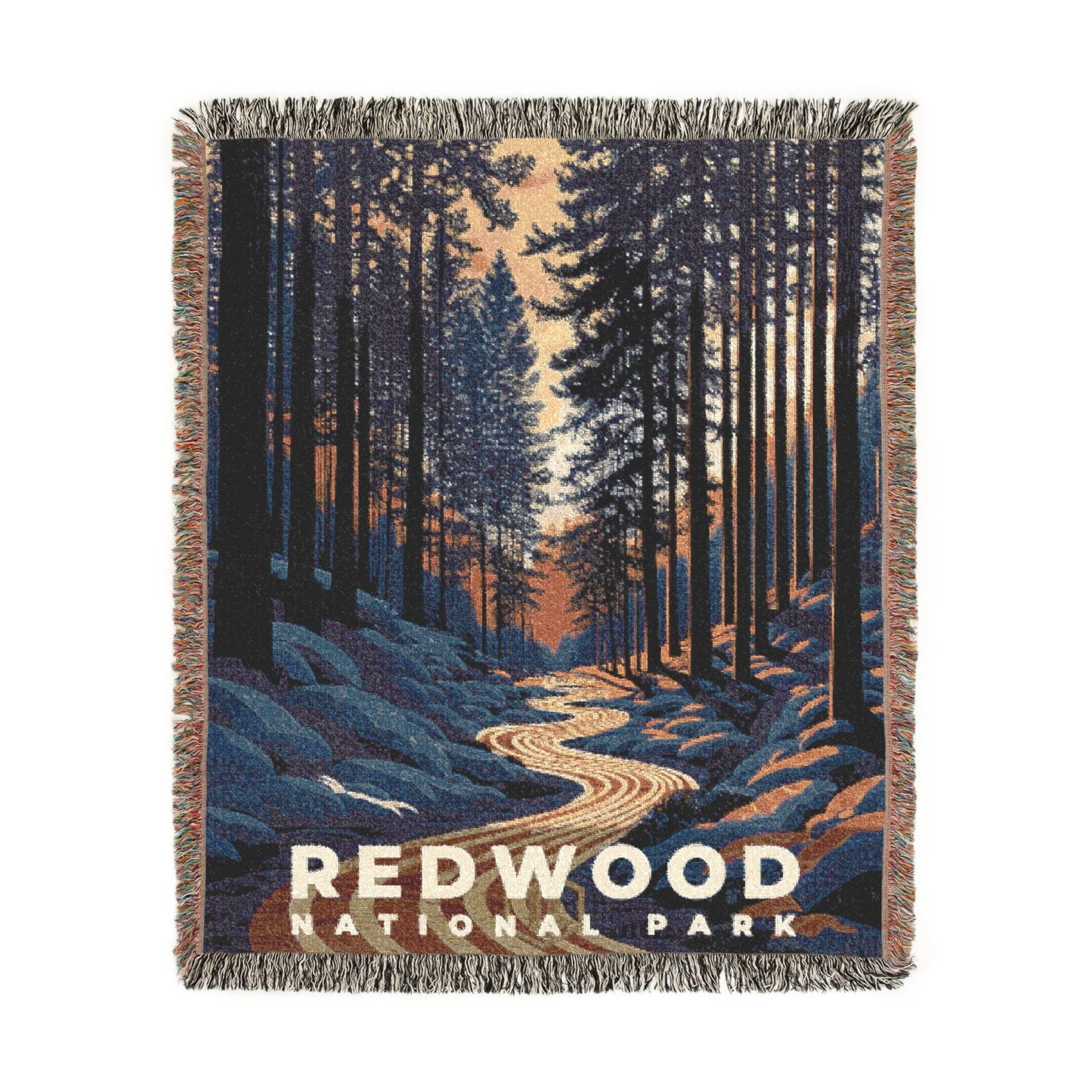 Redwood National Park Woven Blanket | S19
