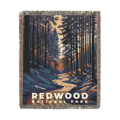 Redwood National Park Woven Blanket | S19