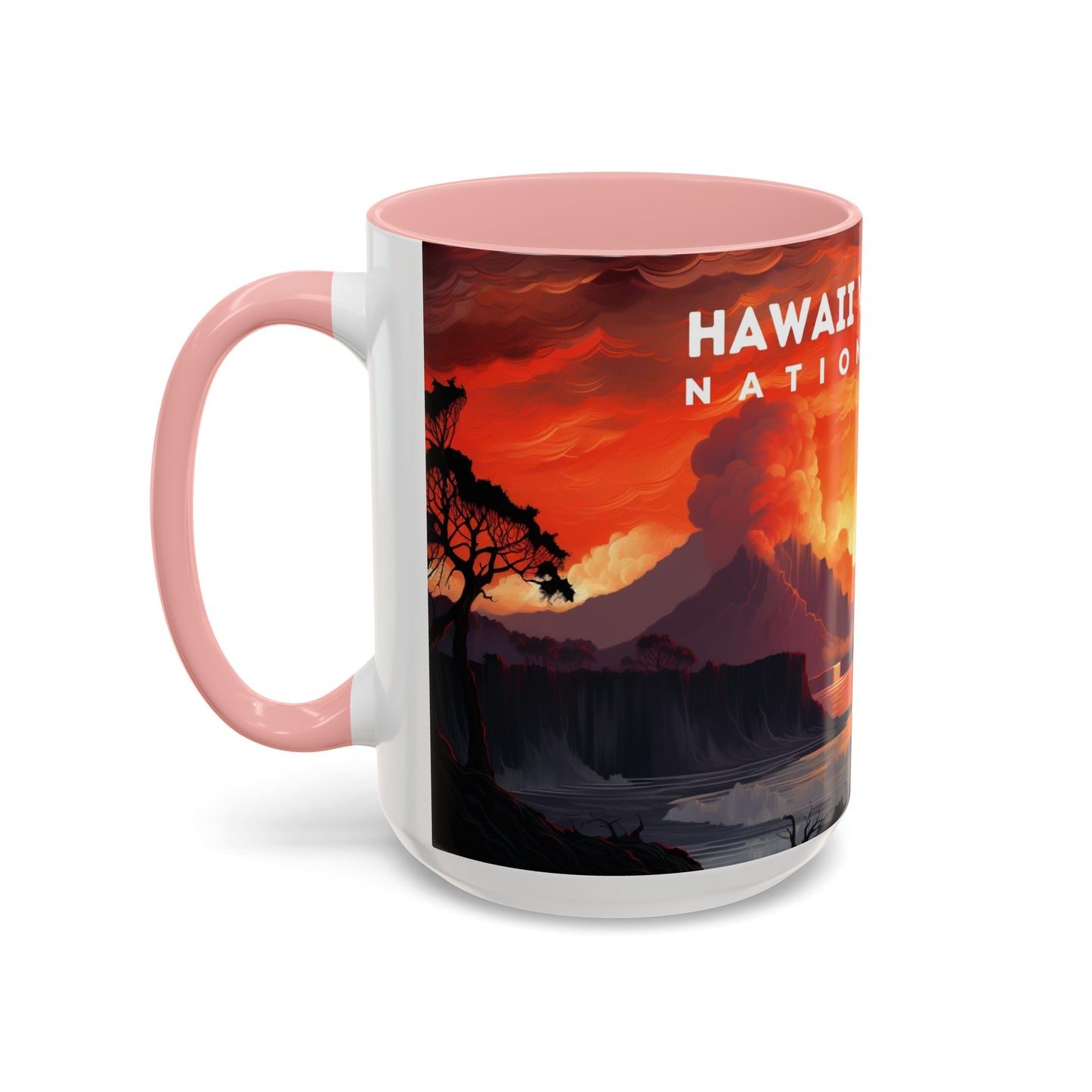 Hawaii Volcanoes National Park Mug | Accent Coffee Mug (11, 15oz)