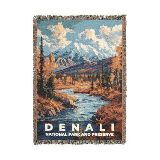 Denali National Park Woven Blanket | S14