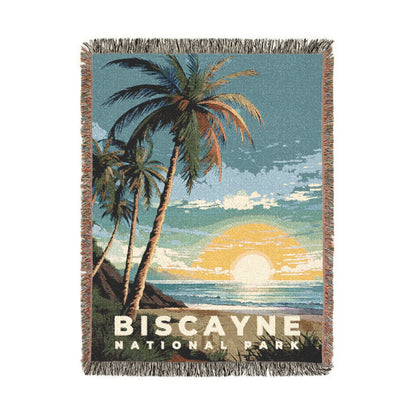 Biscayne National Park Woven Blanket | S07