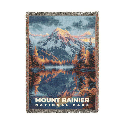 Mount Rainier National Park Woven Blanket | S18