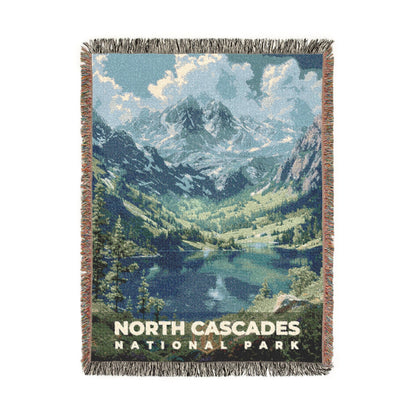 North Cascades National Park Woven Blanket | S13