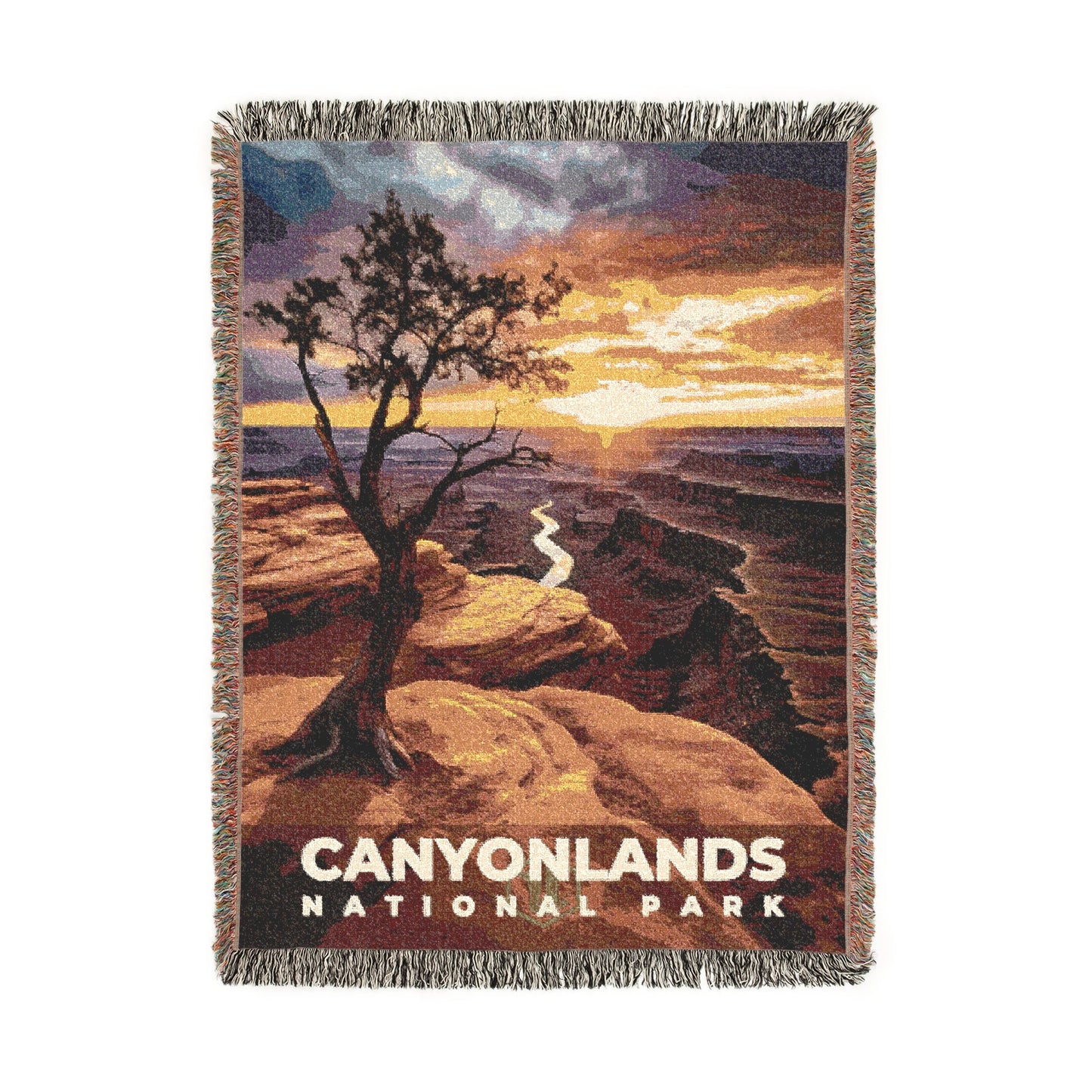 Canyonlands National Park Woven Blanket | S10