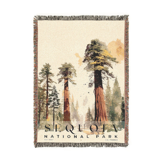 Sequoia National Park Woven Blanket | S04