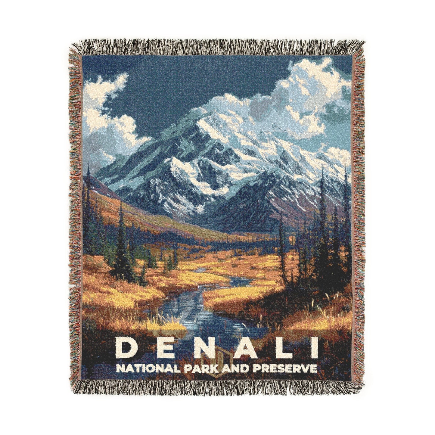 Denali National Park Woven Blanket | S13