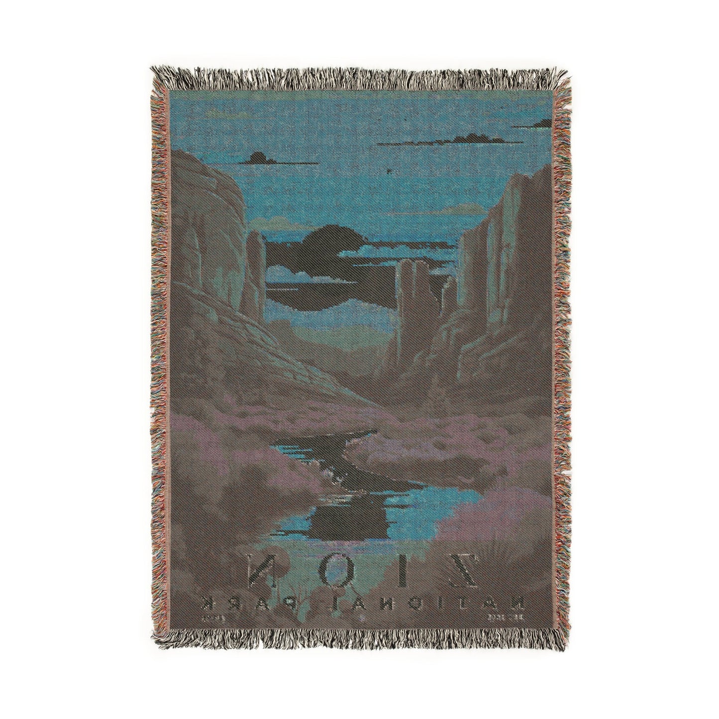 Zion National Park Woven Blanket | S05