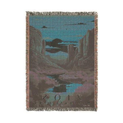 Zion National Park Woven Blanket | S05