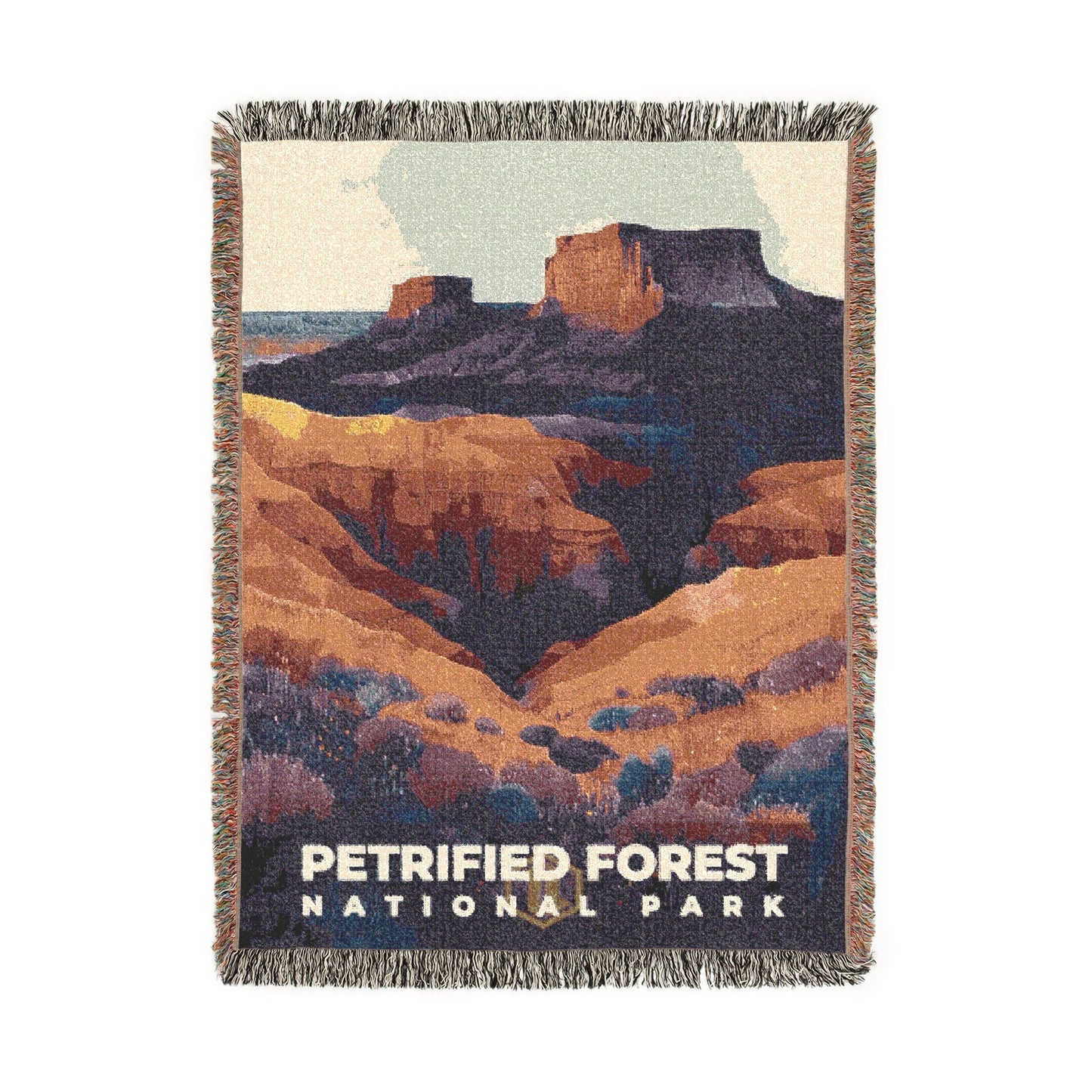 Petrified Forest National Park Woven Blanket | S20