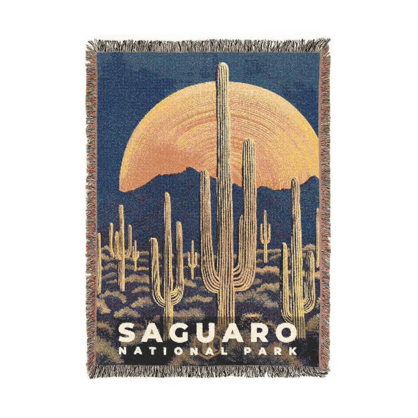 Saguaro National Park Woven Blanket | S19