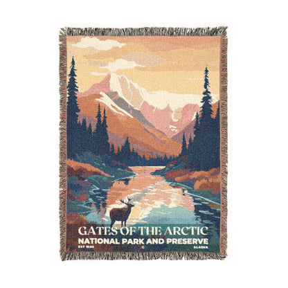 Gates of the Arctic National Park Woven Blanket | S05