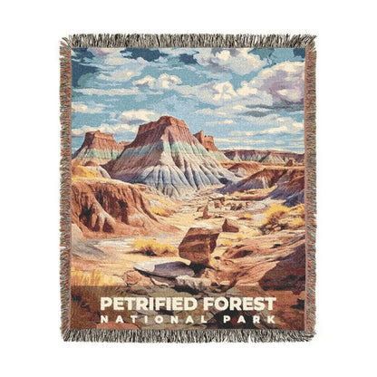 Petrified Forest National Park Woven Blanket | S06