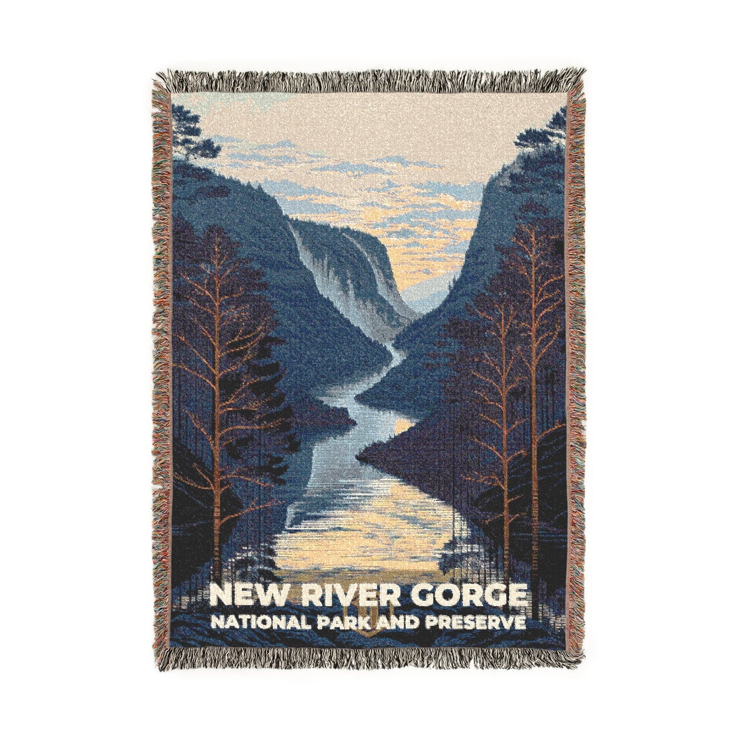 New River Gorge National Park Woven Blanket | S19