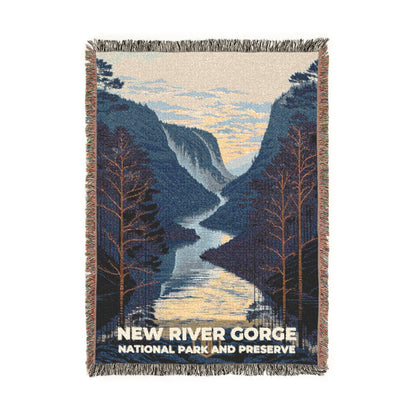 New River Gorge National Park Woven Blanket | S19