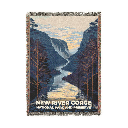New River Gorge National Park Woven Blanket | S19