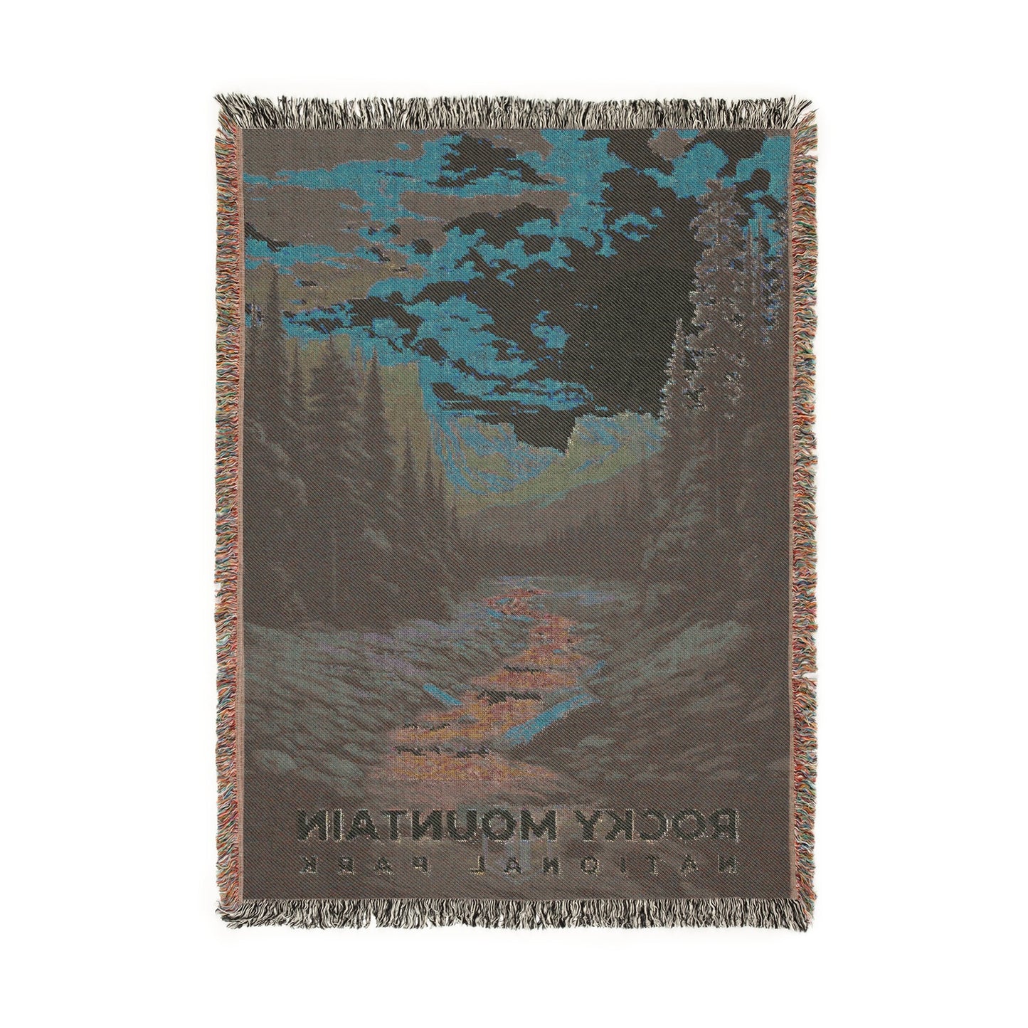 Rocky Mountain National Park Woven Blanket | S07