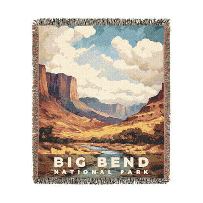 Big Bend National Park Woven Blanket | S06