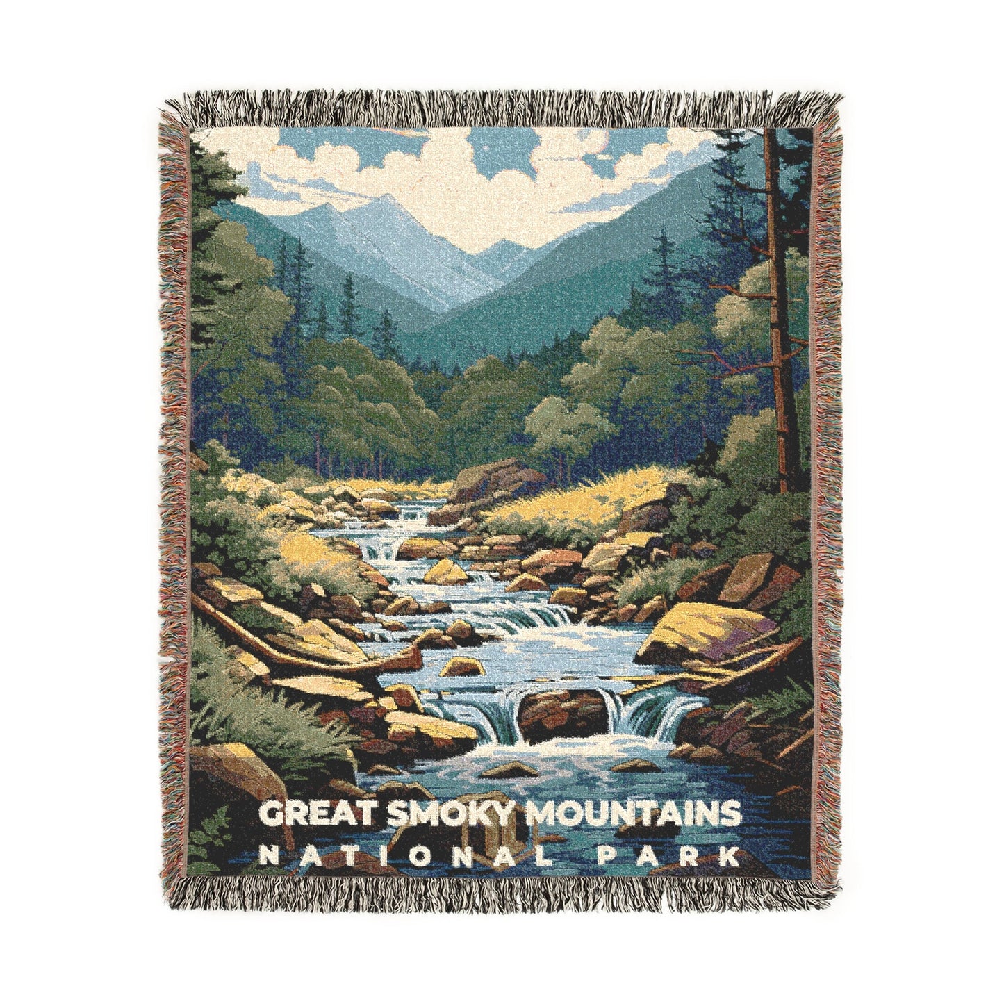 Great Smoky Mountains National Park Woven Blanket | S07