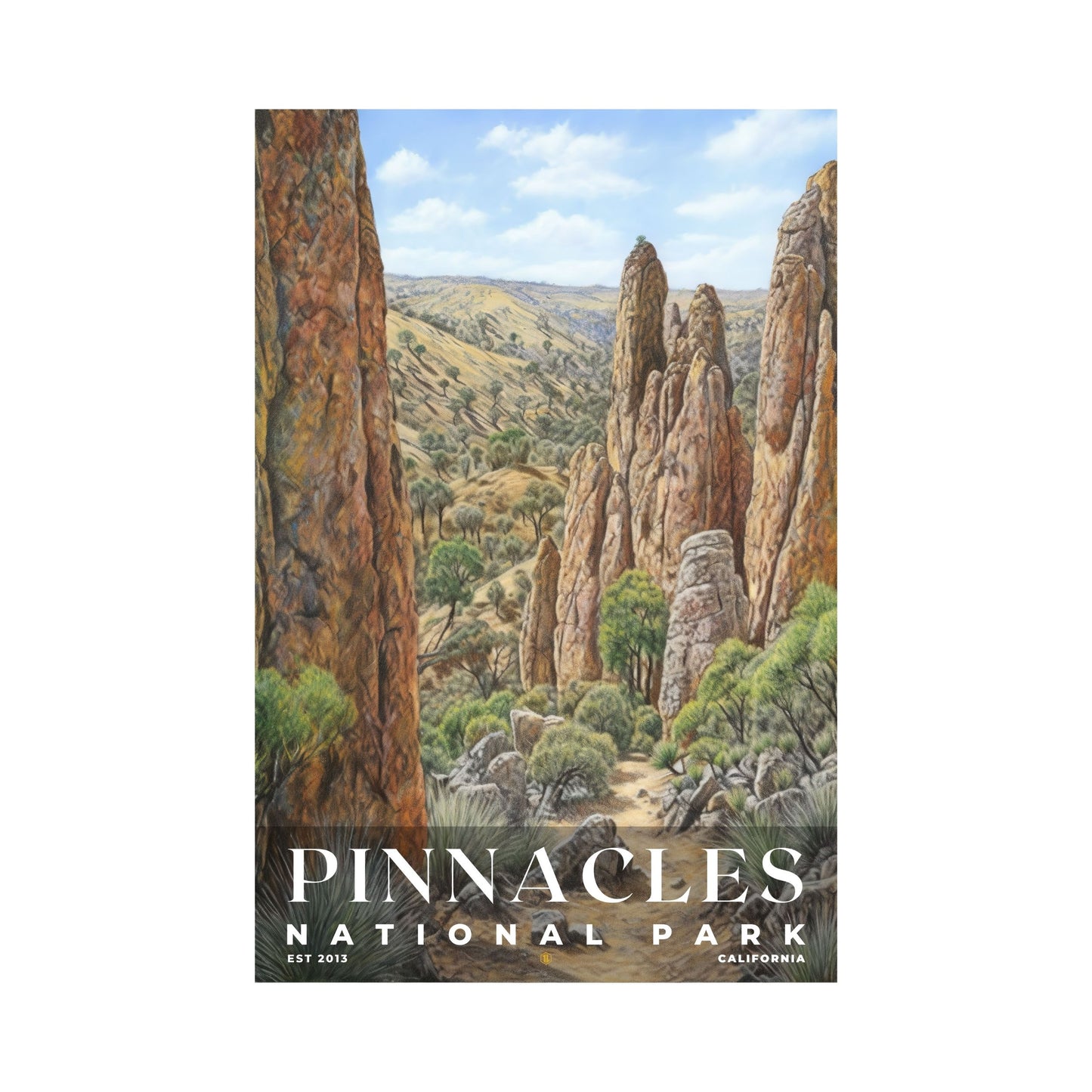 Pinnacles National Park Poster | S02