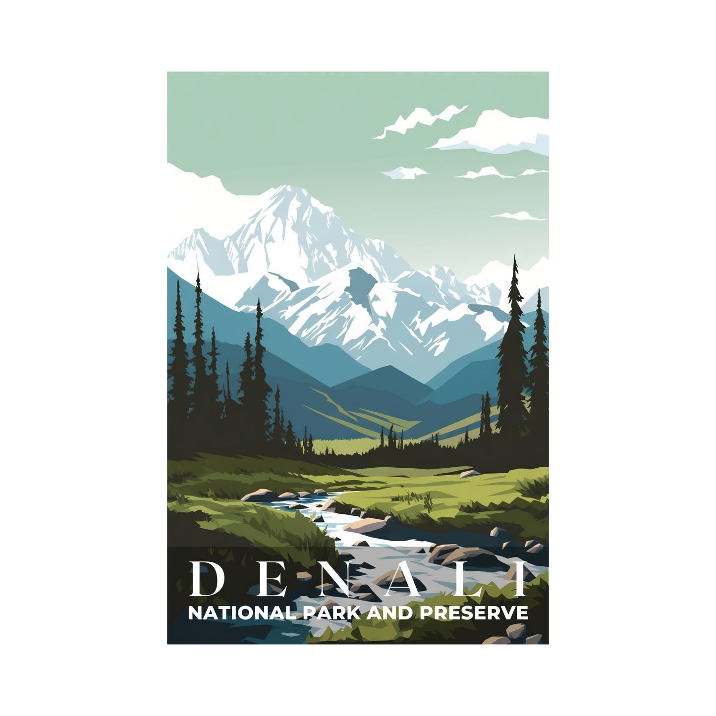 Denali National Park Poster | S01