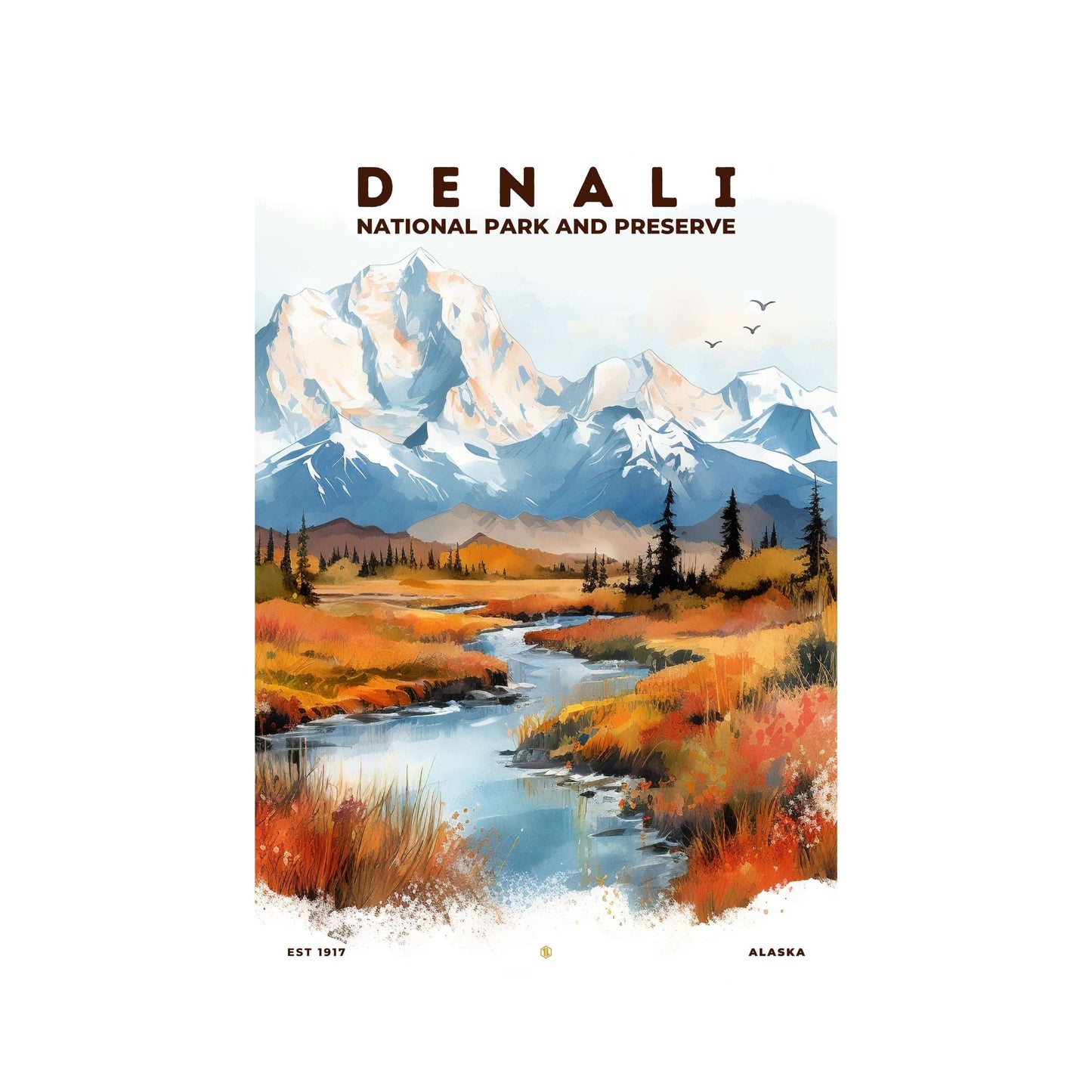 Denali National Park Poster | S08