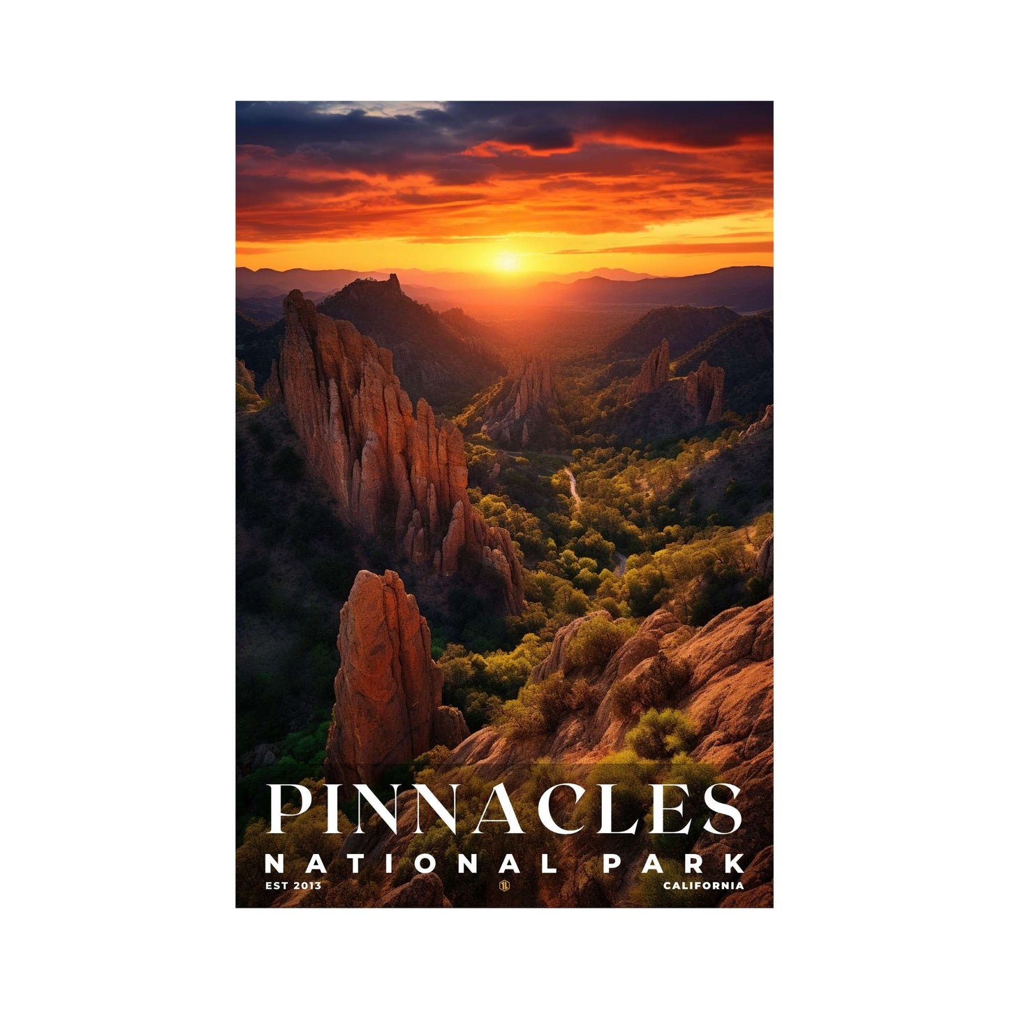 Pinnacles National Park Poster | S10