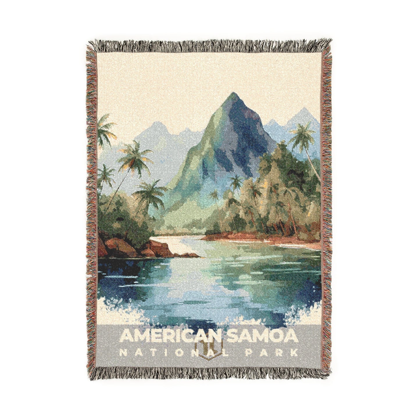 American Samoa National Park Woven Blanket | S08